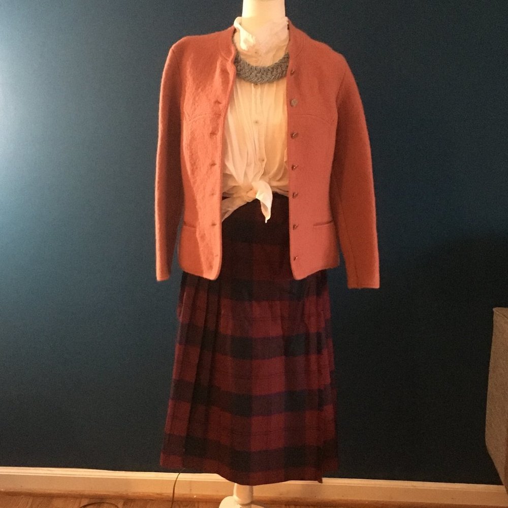 Vintage Charter Club Wrap Pleat Skirt